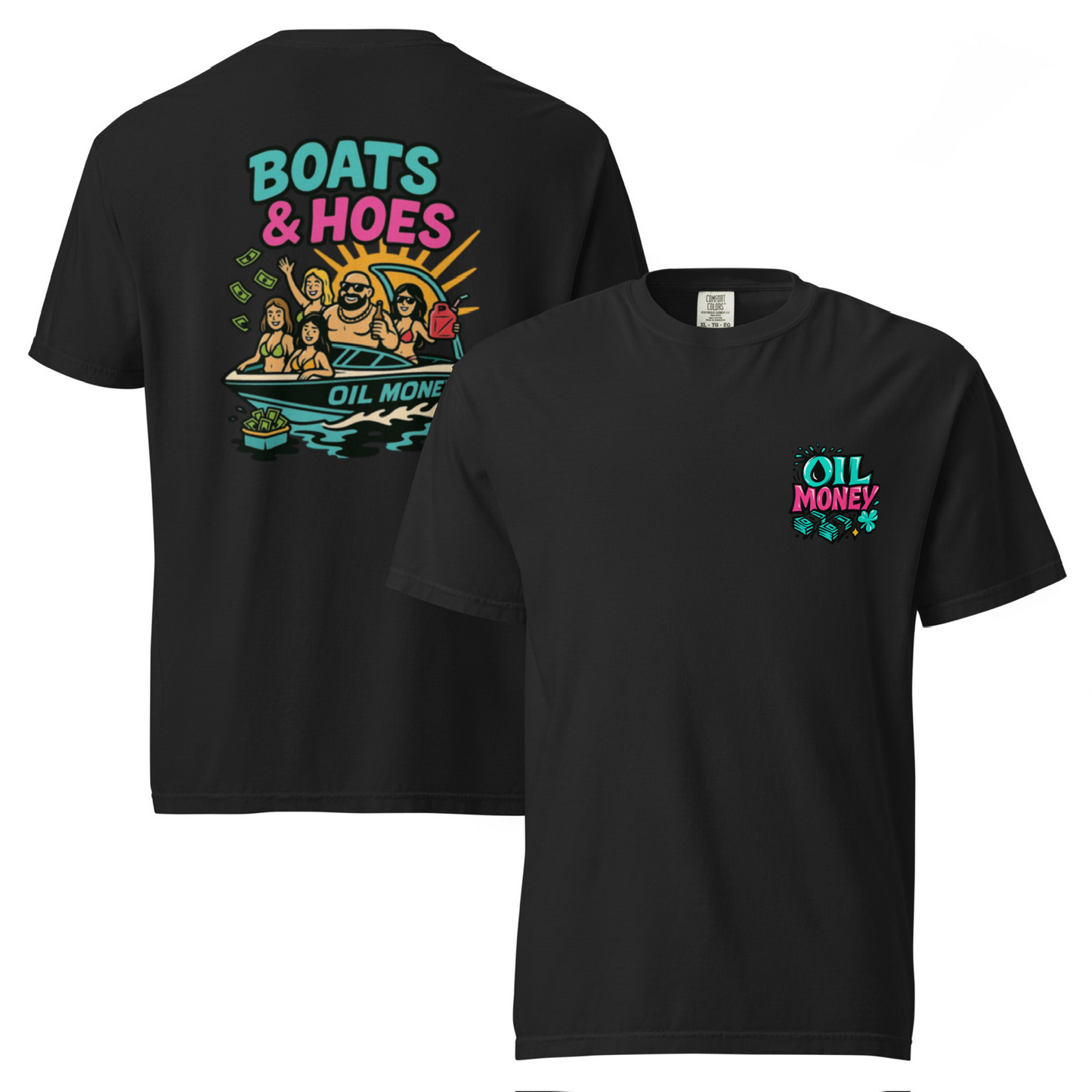 Short sleeve boats and hoes t shirt