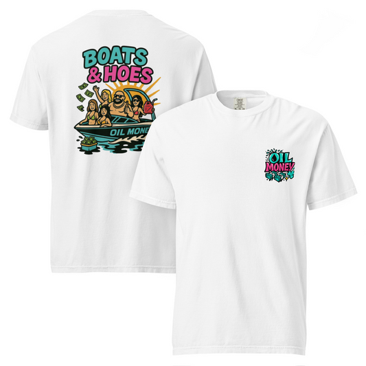 Short sleeve boats and hoes t shirt