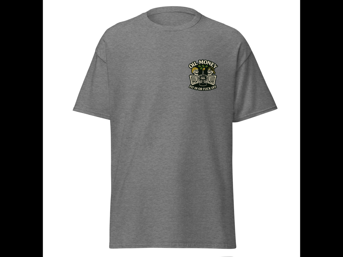 Fit in or f*ck off t shirt